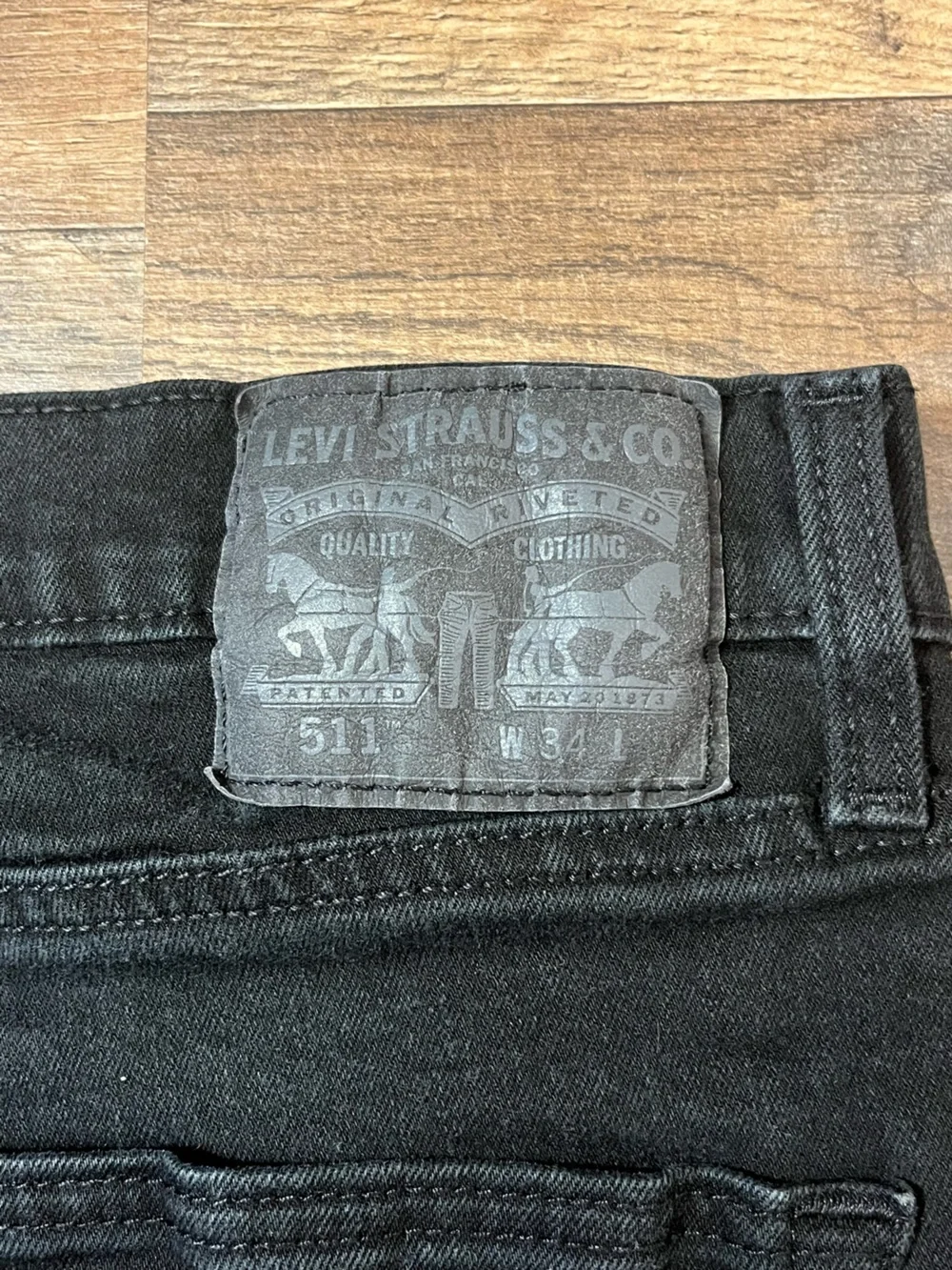 Levi's Black Cutoff 511 Denim Shorts